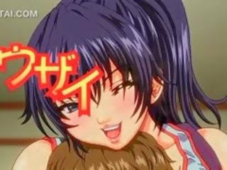 Busty excellent Hentai seductress Caught Working Wet Tits