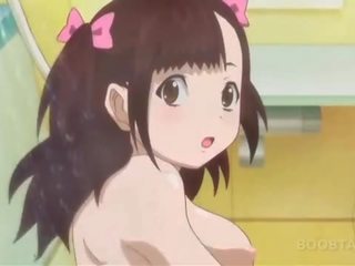 Salle de bain l'anime adulte film avec innocent ado nu femme fatale