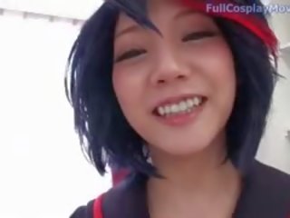 Ryuko matoi od zabiť la zabiť cosplay dospelé klip fajčenie