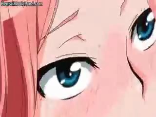 Pleasant Ginger Anime Teen Blowing Tube Part5