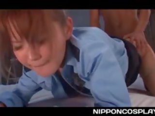 Superb Ass Jap Police Woman Slit Pounded And Mouth Fucked Hard